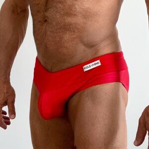 Modus Vivendi Red Men's Swim Briefs